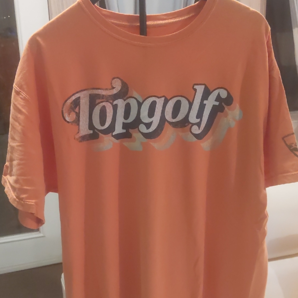 Orange TopGolf T-Shirt